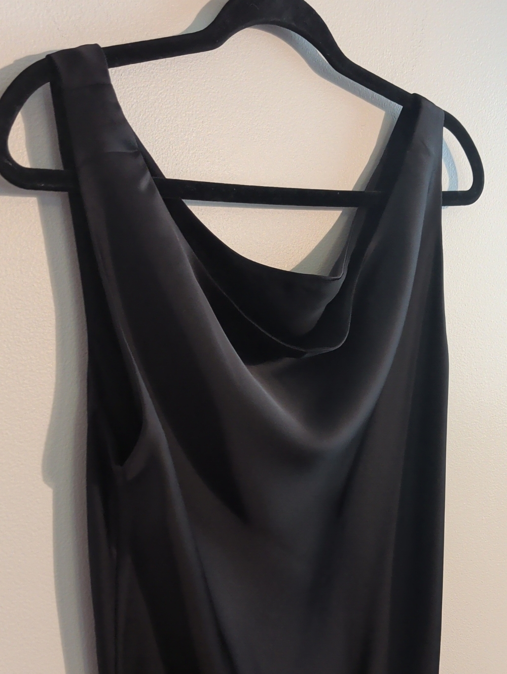 NORMA KAMALI satin cowl neck slip dress - size medium - Picture 3 of 10